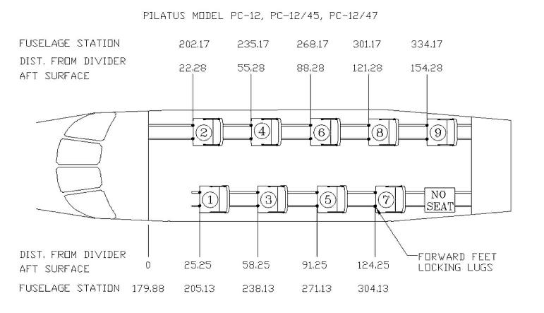 PC-12 Seating Configuration