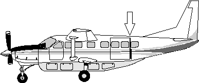 cargo cessna trim strip door caravan diagram series